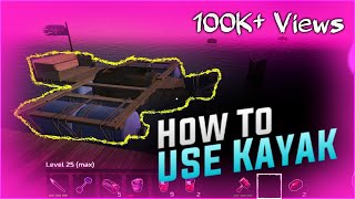 🔴 HOW TO USE KAYAK  HOW TO GET WAYBILLS HOW TO FIND ISLANDS  SURVIVE ON RAFT  SURVIVAL AND CRAFT [upl. by Tomlin]