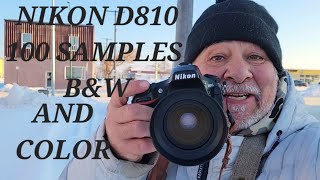 NIKON D810 NIKKOR AF 3570 28 LENS  100 SAMPLE IMAGES BampW AND COLOR [upl. by Dnomse]