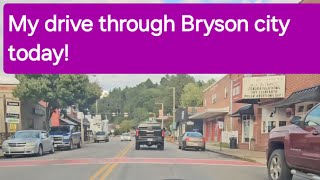 My drive through Bryson city today [upl. by Euqnomod]