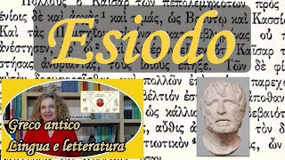 Letteratura greca ESIODO e i suoi poemi epici [upl. by Rosio624]