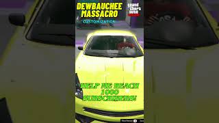 GTA 5 Online  Dewbauchee Massacro Customization gta5online gta5 dewbauchee dewbaucheemassacro [upl. by Chapel340]