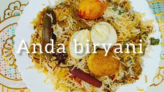 egg biryani recipe  simple and easy recipe  anda biryani  tasty biryani [upl. by Evey]