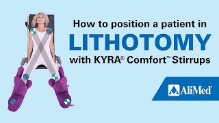 How to position a patient in lithotomy with KYRA® Comfort™ Stirrups [upl. by Mariann241]