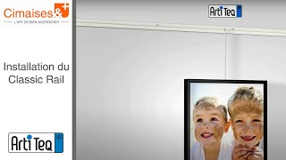 Comment suspendre un tableau facilement  Cimaise Classic Artiteq [upl. by Sualkin467]