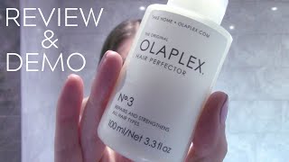 Olaplex No 3 Hair Protector Demonstration and Review [upl. by Melony103]