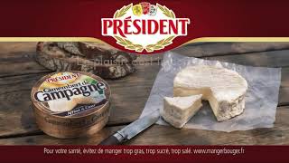 Camembert de Campagne Président quotle plaisir cest importantquot Pub 28s [upl. by Enitsirc]