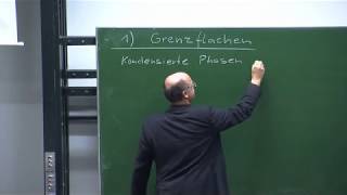 Thermodynamik II VL2 Grenzflächen  Prof Hubert Motschmann [upl. by Seely]