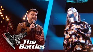 Deana vs Peter Donegan sings Make You Feel My Love in The Voice Uk S8  SUBTITULADO [upl. by Wiencke114]