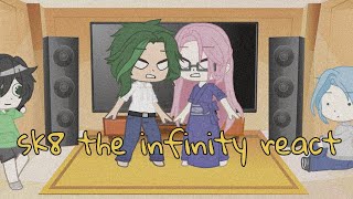 Sk8 the infinity react  Sk8  Gacha club  SunCh4n [upl. by Nnylyaj]