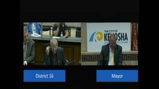 Kenosha City Council Meeting May 6 2024 Alderman Ruffalo [upl. by Vacuva369]