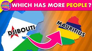 Which Country Has the BIGGEST Population 😲 You Won’t Believe the Answer quiz population [upl. by Nordna]