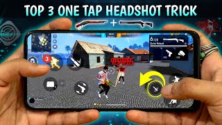 New One Tap Headshot Trick Handcam 😈 M1887  M1014  New Headshot Setting Free Fire [upl. by Katrina]