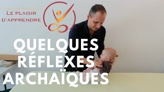 Quelques réflexes archaïques sur un bébé [upl. by Lorak246]