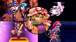 東方憑依華 ～ AoCF  All Special PreFight Intros Mamizous Interactions Spell Cards amp Last Words [upl. by Yla]