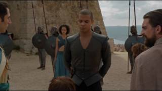 Grey Worm kills the two masters  Game of Thrones S06E09 [upl. by Andreas382]