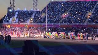 BIRMINGHAM 2022 COMMONWEALTH GAMES  CLOSING CEREMONY  JACOB BANKS [upl. by Ahsilav]