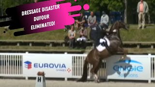 Dressage Disaster Cathrine Dufour Eliminated From Grand Prix Special [upl. by Atnoled]