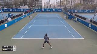 Adria Soriano Barrera v Gabriel Decamps  singles  M25 LOULE [upl. by Elke277]