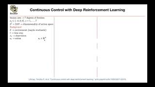 Deep Deterministic Policy Gradient  Lecture 77 Part 3  Applied Deep Learning [upl. by Nosnarb895]