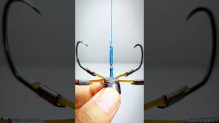 Fishing knot skills How to tie a big hook fishing shorts [upl. by Aicilas307]