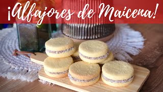 RECETA DE ALFAJORES DE MAICENA la que uso para vender en mi emprendimiento [upl. by Dredi]