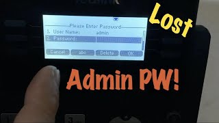 Yealink IP Phone Unable to Factory Reset  Lost Admin Password  USB Firmware Recovery Mode SIPT42S [upl. by Sera]