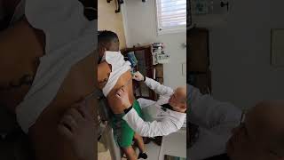 Graston Therapy On Full Spine Chiropractic Adjustment [upl. by Nnoryt608]