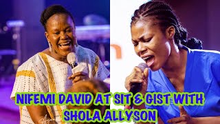 NIFEMI DAVID PERFORMED SHOLA ALLYSON SONGS ON STAGE AT SIT amp GIST WITH SHOLA ALLYAON [upl. by Ries]