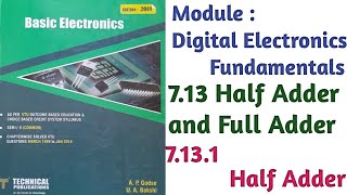 Basic Electronics Engineering  Digital Electronics Fundamentals  Full Adder [upl. by Sue]