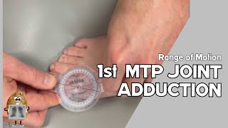 ROM Metatarsophalangeal MTP Joint I ADDuction Range of Motion [upl. by Averill683]