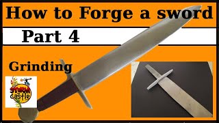 How to Forge a Sword Part 4 Grinding [upl. by Aseral482]