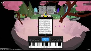 Roblox Virtual Piano SAO Alicization War of the Underworld  Unlasting Medium Transposed [upl. by Natividad]