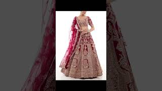 Most Beautiful Heavy Embroidered Bridal Lehenga Designs 202425 shorts rekhafashionupdates [upl. by Itin]