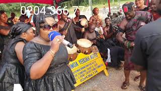 Agona Wiamoase chief dances Adowa in Accra [upl. by Marala123]