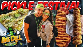 The Big Dill World’s largest Pickle Party Food Festival 2024 pickles foodfestival foodvlog [upl. by Tyne826]