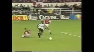 1996  Arsenal 2 Derby 2  Dean Sturridge Goal  BBC Radio Derby Commentary [upl. by Drehcir]