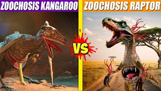 Zoochosis Kangaroo vs Zoochosis Raptor  SPORE [upl. by Platas]