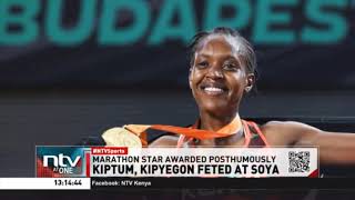 Faith Kipyegon makes history by winning Woman of The Year 3 times at SOYA awards [upl. by Aisel952]