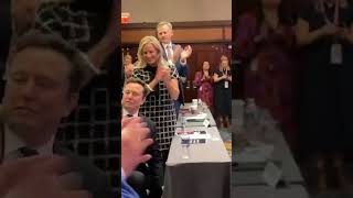 Elon musk gets standing ovation at GOP conference [upl. by Wayland805]