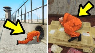 WHAT HAPPENS IF A PRISONER ESCAPES THE PRISON GTA 5 [upl. by Lev]