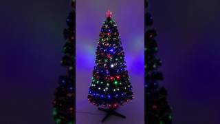 Weihnachstbaum mit LED und Glasfaserleuchten [upl. by Lamond]