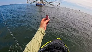 I Tossed THIS Behind a Shrimp Boat and IMMEDIATELY Got SMOKED [upl. by Enyrehtak442]