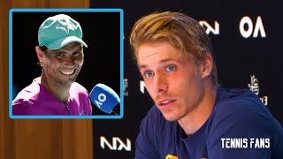 Denis Shapovalov quotIm expecting a long battle with Nadalquot  2022 HD [upl. by Sloane]