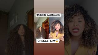 CABELOS CACHEADOS CRESCE SIM [upl. by Arza]