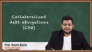 Collateralized Debt Obligations CDO  Introduction to Asset Backed Securities  Fixed Income [upl. by Airbas]