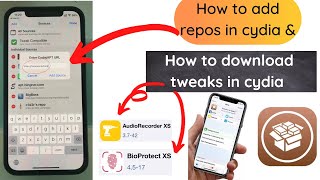 How to add repos or sources to cydia  how to download tweaks from cydia [upl. by Hajile]