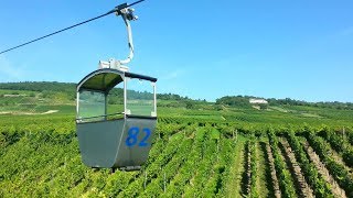 Mit der Seilbahn von Rüdesheim zum Niederwalddenkmal [upl. by Yrogiarc]