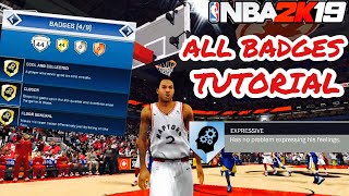 How To Get All The Badges in NBA 2K19 Mobile Nba 2k19 Mobile Ultimate Badge Tutorial [upl. by Anis]