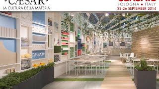 Ceramiche Caesar  stand Cersaie 2014 Made in Italy porcelain stoneware [upl. by Marlee471]