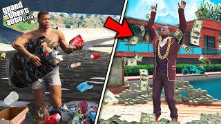 GTA 5  Franklin Incredible Journey From Poor Life To Rich Life in GTA 5  GTA 5 mods [upl. by Ahtnicaj]